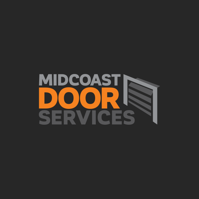 Brand identity for Midcoast Door Services based in Port Macquarie.