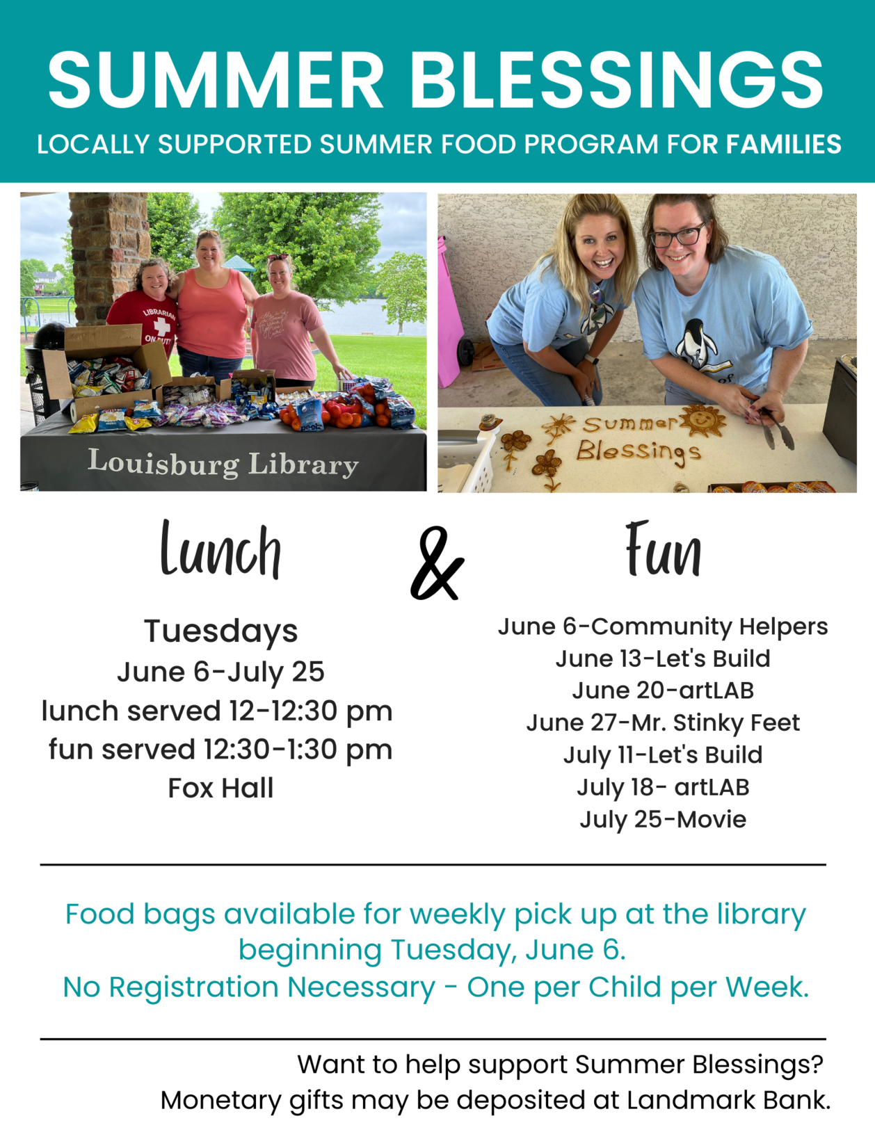 Summer Bash Louisburg Library