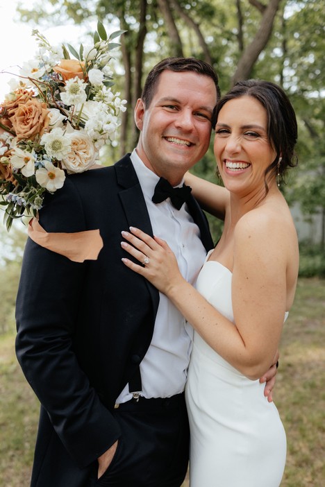Beautiful open-air, tree-lined ceremony location.